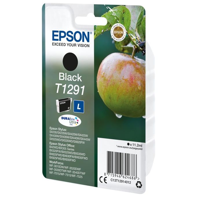 Epson T1291 Cartuccia Inchiostro nero tg.l mela