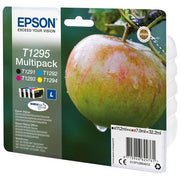 Epson C13T12954022 T1295 Multipack Cartucce Inkjet DURABrite Ultra 4 Colori Nero Ciano Magenta Giallo 11,2ml 7ml colore Nero
