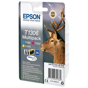 Epson Multipack T1306 Ciano Magenta Giallo Cervo