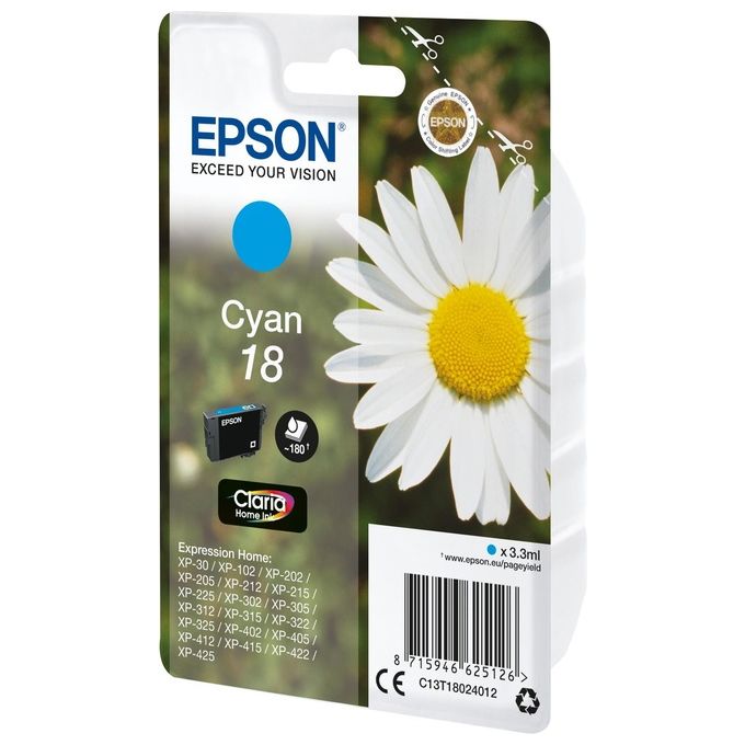 Epson Cartuccia Ciano Serie Margherita 18