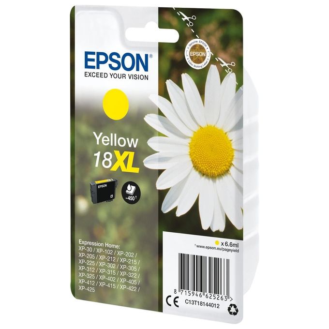 Epson 18XL Cartuccia Inchiostro per Expression Home Giallo Originale 6,6ml