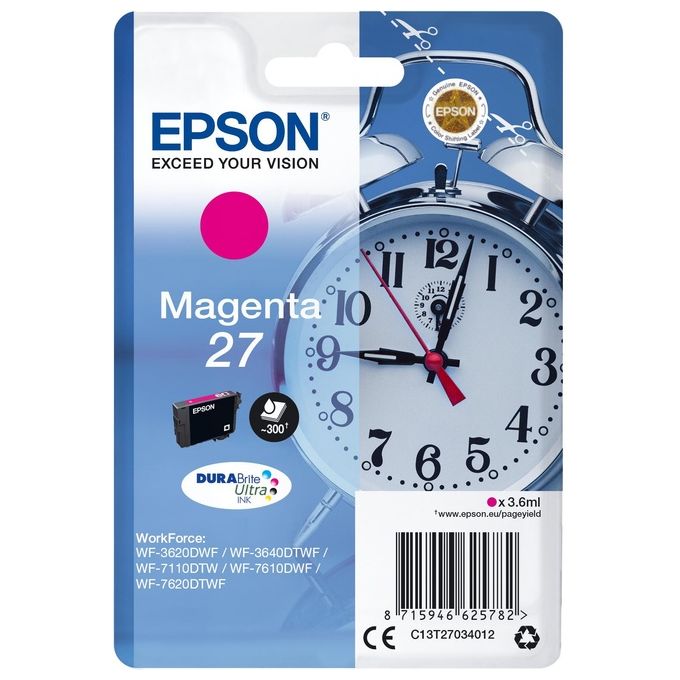 Epson Cartuccia inchiostro Magenta Sveglia 27