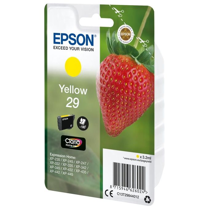 Epson Cartuccia Giallo Fragola Serie 29