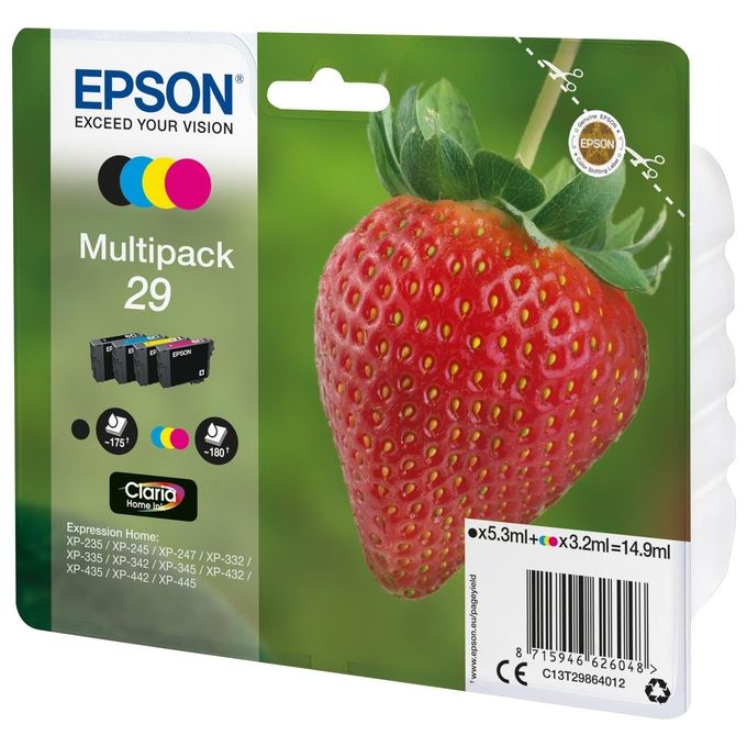 Epson Multipack 29 Fragola Confezione 4cartucce