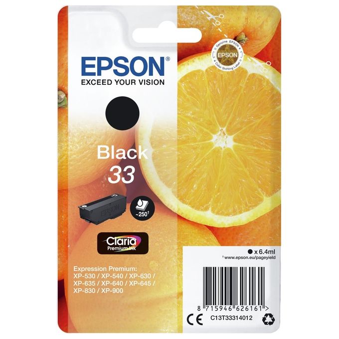 Epson Cartuccia nera t33 Arancia Am+rf
