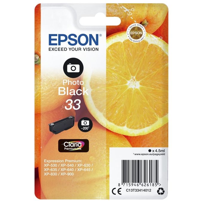 Epson Cartuccia Nera-foto Arancia Rf+am