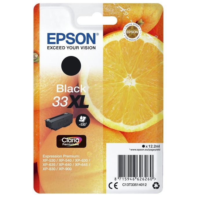 Epson cartuccia ink Arancia 33xl Nero