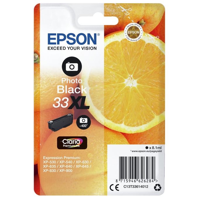 Epson cartuccia ink Arancia 33xl Nero Photo