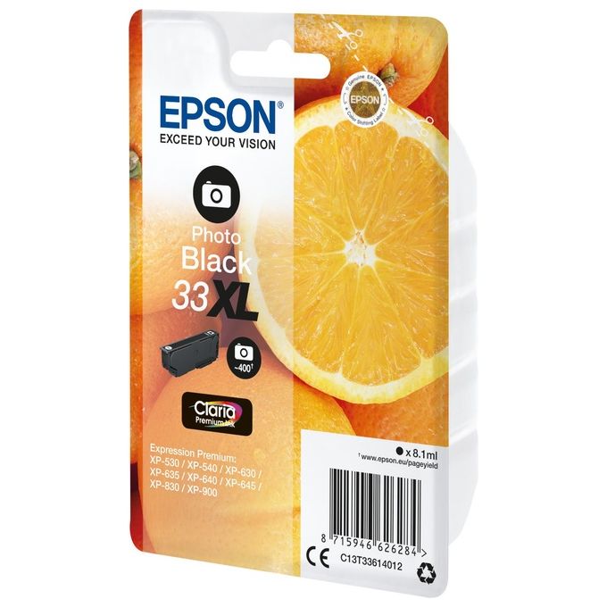 Epson cartuccia ink Arancia 33xl Nero Photo