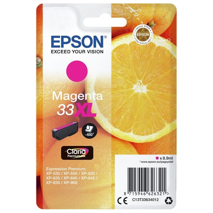 Epson cartuccia ink Arancia 33xl Magenta