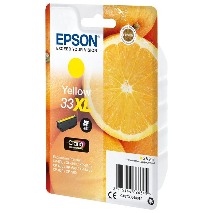 Epson cartuccia ink Arancia 33xl Giallo