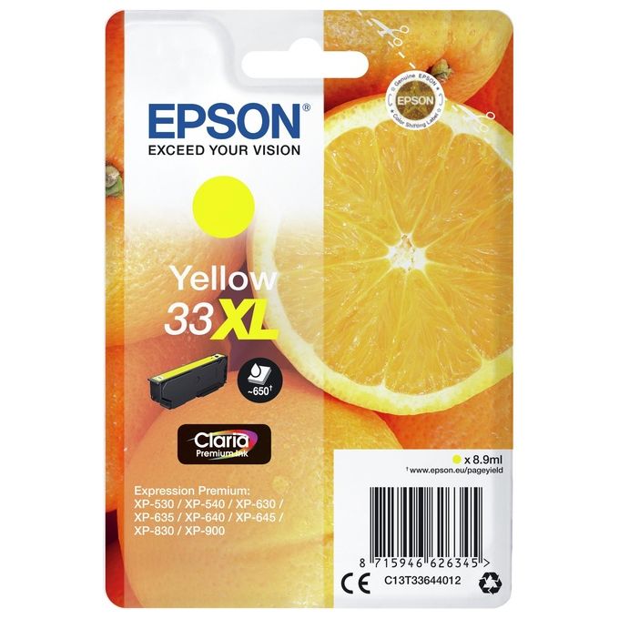Epson cartuccia ink Arancia 33xl Giallo