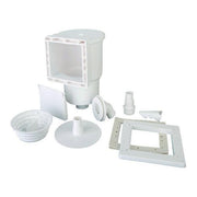 Gre AR100 Skimmer per Piscina Fuori Terra con Bocchetta di Impulsione ABS raccordi 32 38 mm colore Bianco