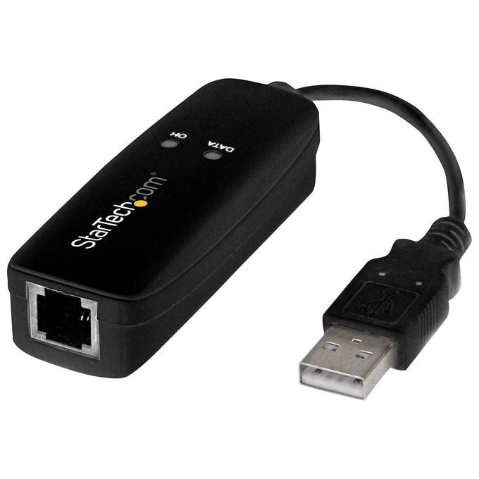 StarTech.com USB56KEMH2 Modem Fax USB 2.0 Esterno 56K V.92 Dial-up Hardware Based