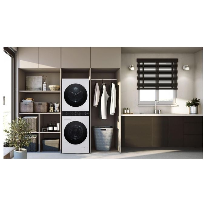 LG WashTower WT1210WWF Colonna Bucato 12-10kg AI DD Classe A-10% A Pannello unificato Bianco