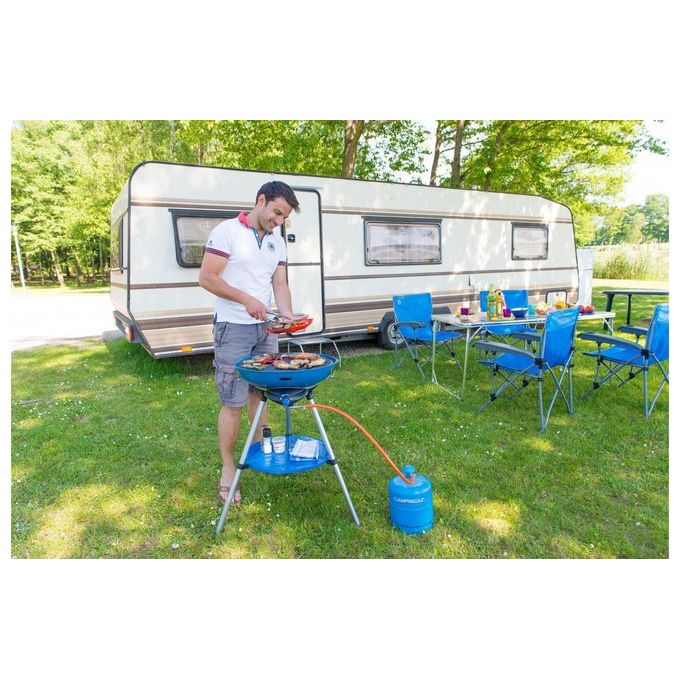 Campingaz Party 600 Fornello a 2 Fuochi per Campeggio con Struttura Leggera e Design Compatto per Cucina Outdoor