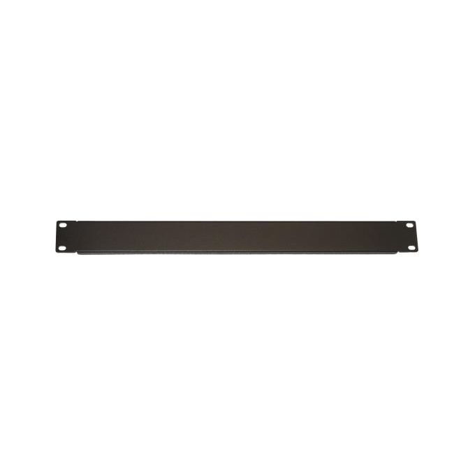 Link pannello cieco 1 unita' per chiusura spazi vuoti in armadi rack 19'' nero