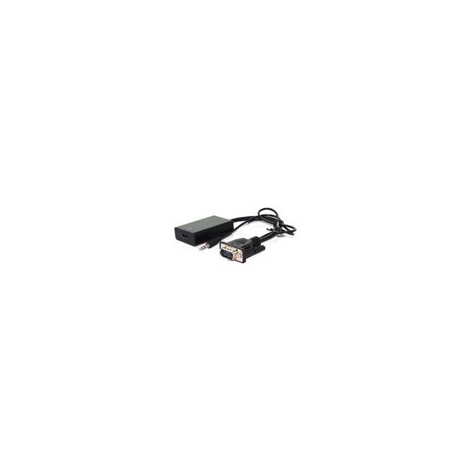 ITB Cavo Adattatore VGA-Audio su Hdmi 015mt Nero