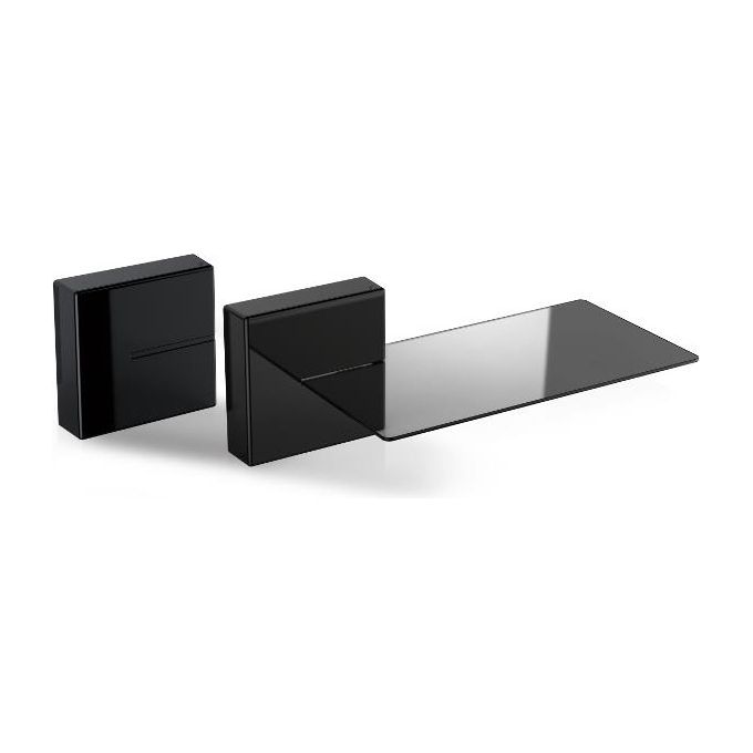 Meliconi Ghost Cube Shelf Sistema Copricavi Componibile con Ripiani Nero