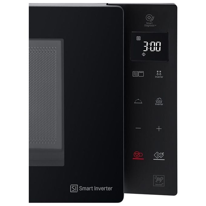LG MH7235GPS Forno a Microonde Combinato NeoChef Smart Inverter Capacita' 32 Litri Potenza 1350 W Nero Fume'