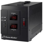 PowerWalker AVR 3000-SIV Regolatore Automatico di Tensione 3000 VA 2400 W 230V Display LED colore Nero