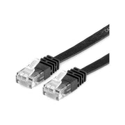 Cavo Rete Utp Cat.6a 1mt Flat Nero No Schermato Value