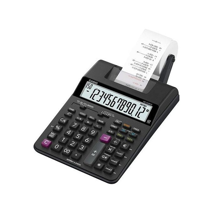 Casio HR-150RCE Calcolatrice scrivente desktop 12 cifre con stampa nero
