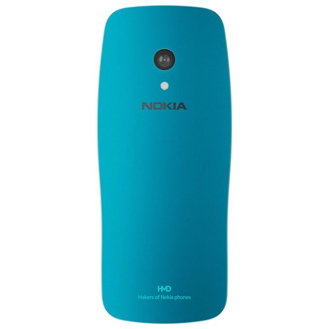 Nokia 1GF025CPJ2L07 3210 2024 Telefono Cellulare 4G Display 2.4'' Fotocamera 2MP Bluetooth 5.0 Dual SIM colore Scuba Blue