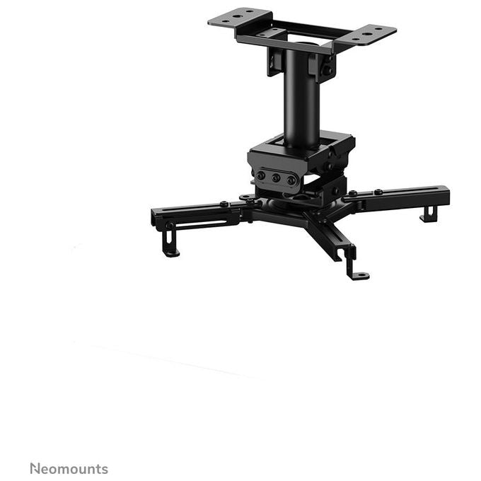 Neomounts CL25-530BL1 Supporto a soffitto per proiettore capacita' 45 Kg regolazione completa inclinazione ±20° rotazione 360° gestione cavi interna colore Nero
