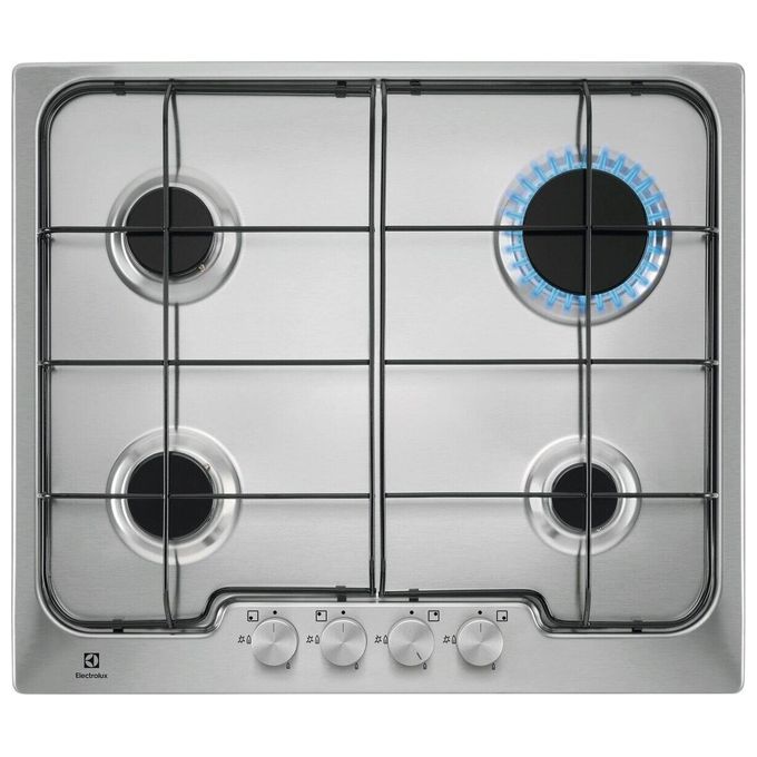 Electrolux PX640XV SoftLine Piano Cottura a Gas 4 Zone 60 Cm Acciaio Inossidabile