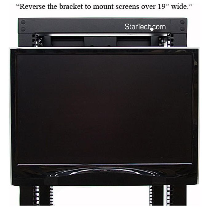 StarTech Staffa di montaggio universale per monitor LCD VESA per rack 19'' o armadi