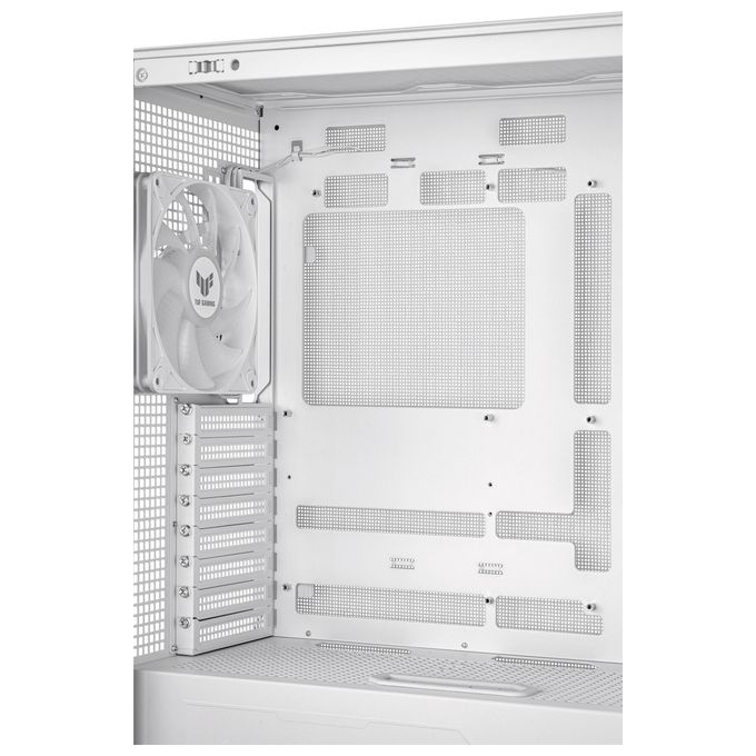 ASUS 90DC00I3-B19000 TUF Gaming GT302 ARGB Case Mid Tower Supporto EATX Ventole 140 mm Preinstallate Pannello in Vetro Temperato colore Bianco