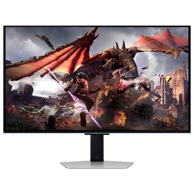 Samsung LS32DG800SUXEN Odyssey OLED G8 Monitor Gaming 32'' 4K UHD 240Hz 0.03ms FreeSync Premium Pro HDR10+ colore Argento