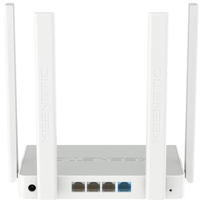 Keenetic KN-3012-01-EU Speedster Router Wi-Fi 5 Mesh AC1200 con Smart Switch Gigabit a 4 porte colore Bianco