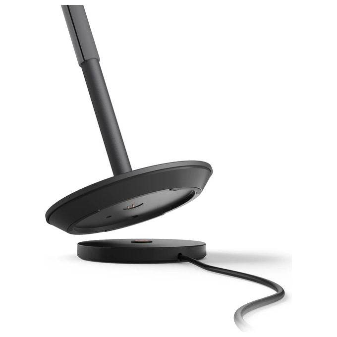 Philips Lampada Smart Hue Go White and Color Ambiance da Tavolo Ricaricabile Nera Wireless