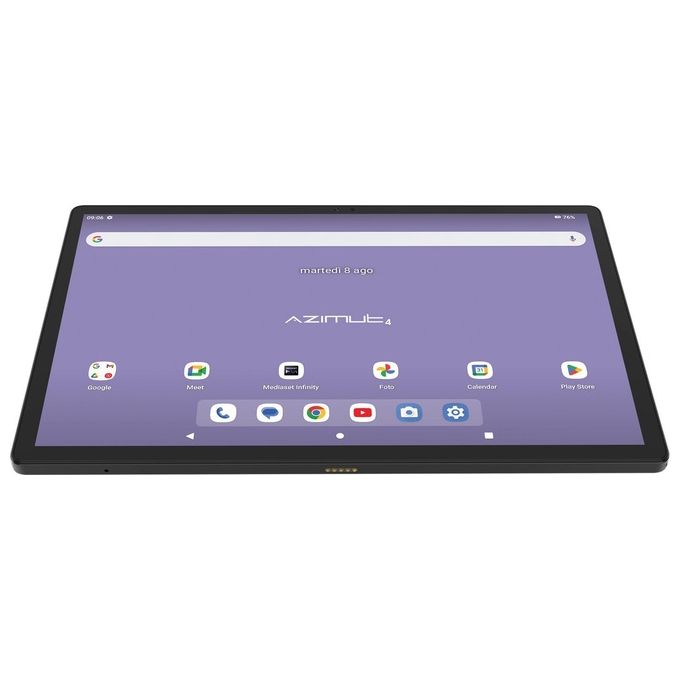 Mediacom M-SP1AZ44 SmartPad Azimut 4 Tablet Android 10.5'' 4GB RAM 64GB 4G LTE Wi-Fi Octa Core Cam 13MP Batteria 6000 mAh colore Grigio