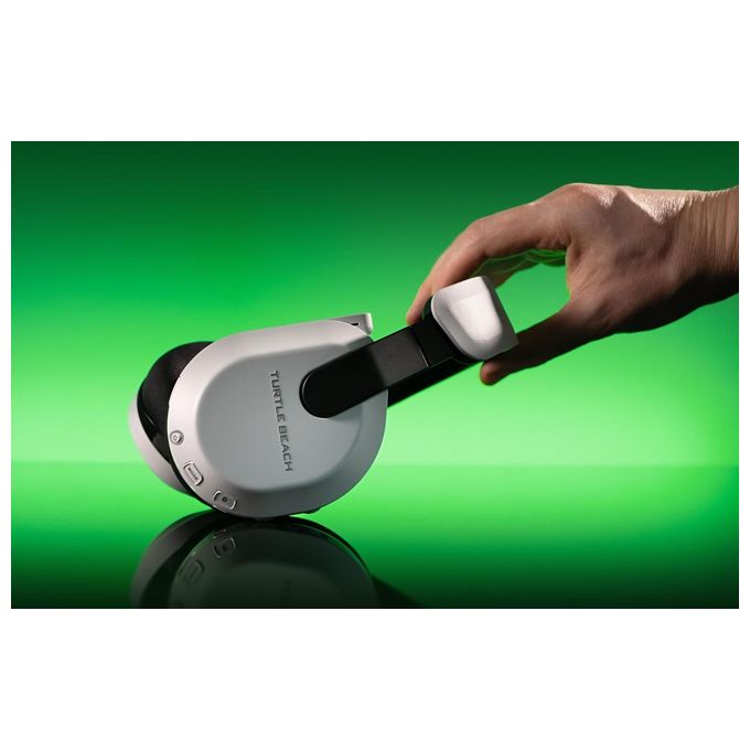 Turtle Beach TBS-2102-15 Stealth 600 Cuffie da Gioco Wireless con Connessione 2.4 GHz e Bluetooth 5.2 Driver 50 mm Autonomia 80 Ore colore Bianco