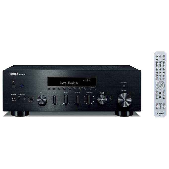 Yamaha R-N600A Sintoamplificatore di Rete Stereo MusicCast 80W Wi-Fi Bluetooth AirPlay DAB Phono colore Nero