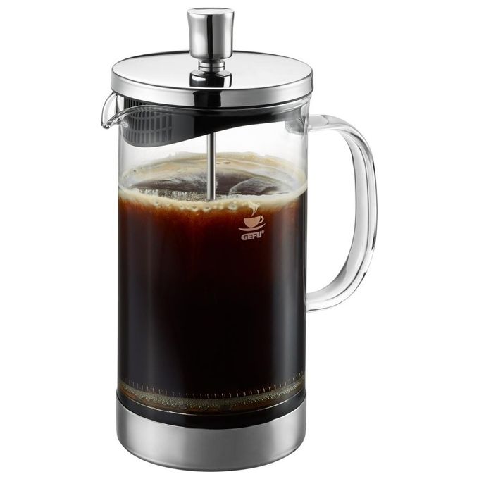 GEFU GF24-16191 Diego Cafettiera a Pressione 1000 ml Acciaio Inox Vetro Borosilicato colore Trasparente