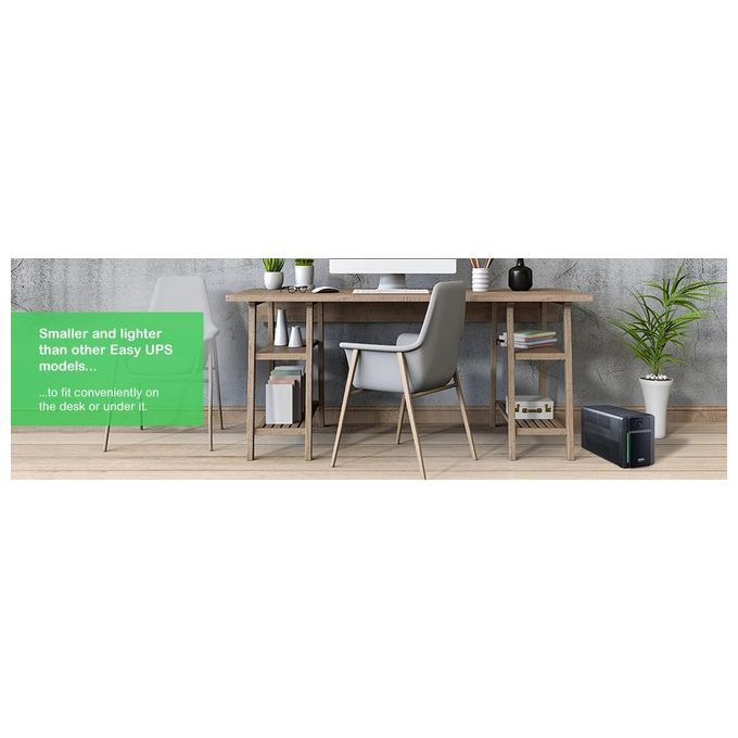 APC BX1200MI Back-UPS Gruppo di Continuita' UPS Linea Interattiva 1200VA 650W AVR 6 Prese IEC USB protezione linea dati colore Nero