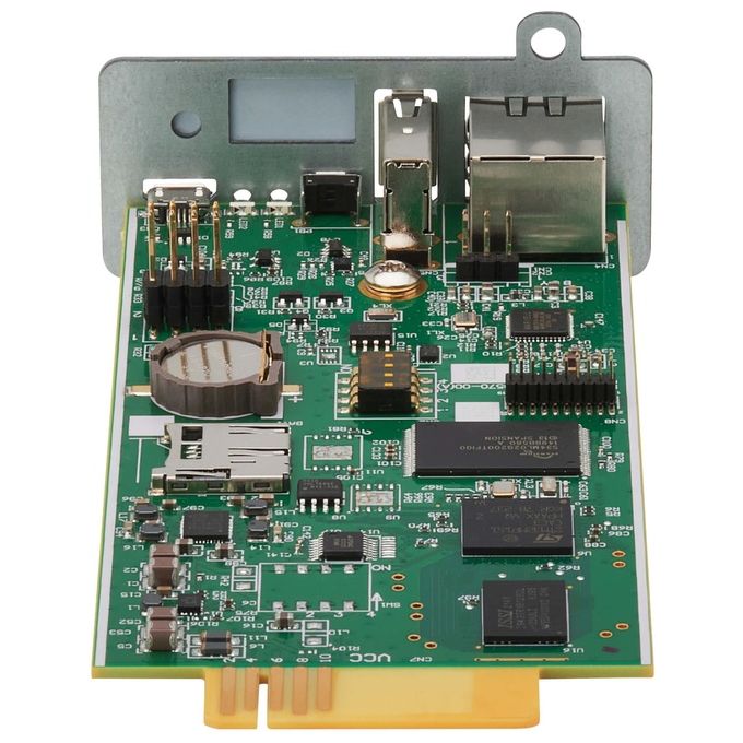Eaton NETWORK-M3 Scheda di rete e adattatore interno Ethernet 1000 Mbit-s Tecnologia Cablato Interfaccia MiniSlot Gigabit Ethernet colore Nero