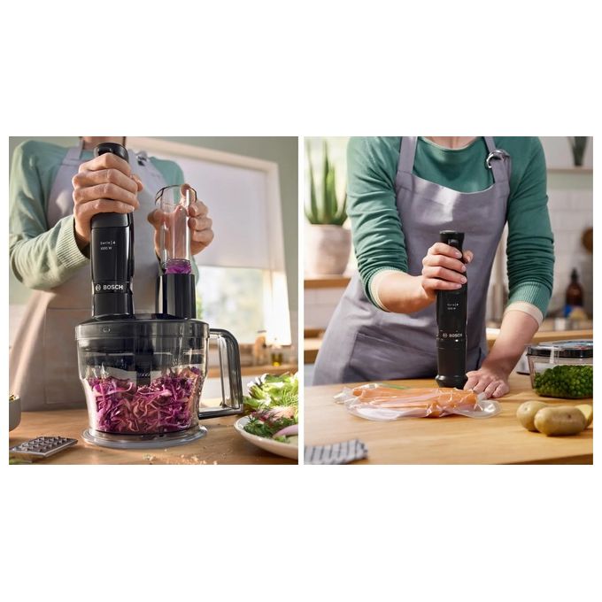 Bosch MSM4B621 Serie 4 ErgoMaster Frullatore ad Immersione 1000 W QuattroBlade 0.6 L colore Antracite