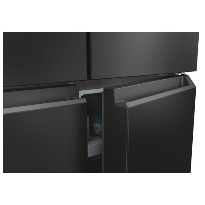 Haier HCR3818EWPT Cube 83 Frigorifero Americano Side by Side 463 L 181,5 cm Classe E 35 dB Total No Frost Dispenser Acqua colore Antracite