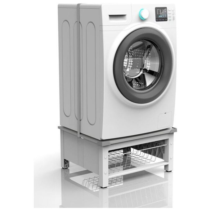 Meliconi 656143 Base Space Basket Rialzo Lavatrice Asciugatrice 30 cm Cestello 32 lt 250 Kg Universale colore Bianco