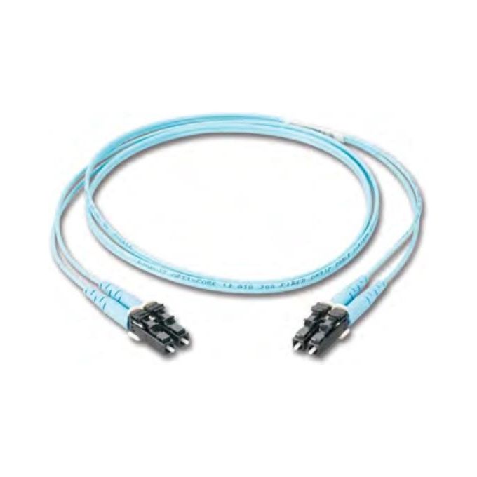 Panduit FZ2ELLNSNSNM005 Patch Cord Duplex Fibra Ottica OM4 2FO Connessione LCD-SCD Guaina LSZH colore Aqua