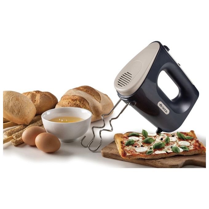 Ariete 1545 Breakfast Sbattitore 450W 5 Velocita' Dark e Sahara Grey