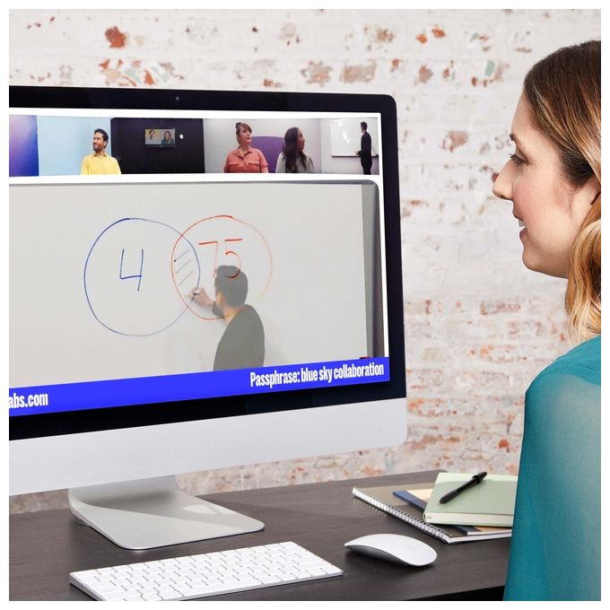 Owl Labs WBC100-2000 Whiteboard Owl Videocamera per Lavagna 13 MP Full HD 10 fps Wi-Fi 5 Bluetooth 5.0 colore Bianco