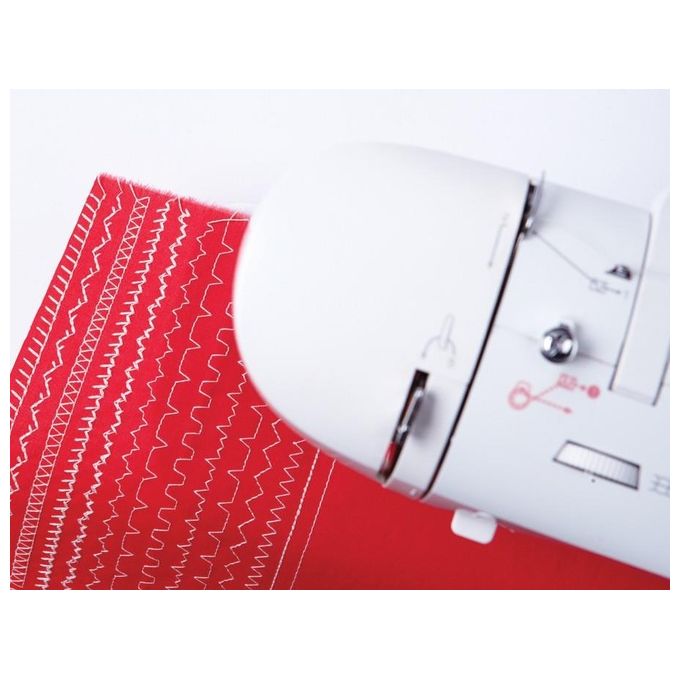 Singer 3333 Fashion Mate Macchina da Cucire Automatica 23 Punti Asola Automatica Infilatore Automatico colore Bianco