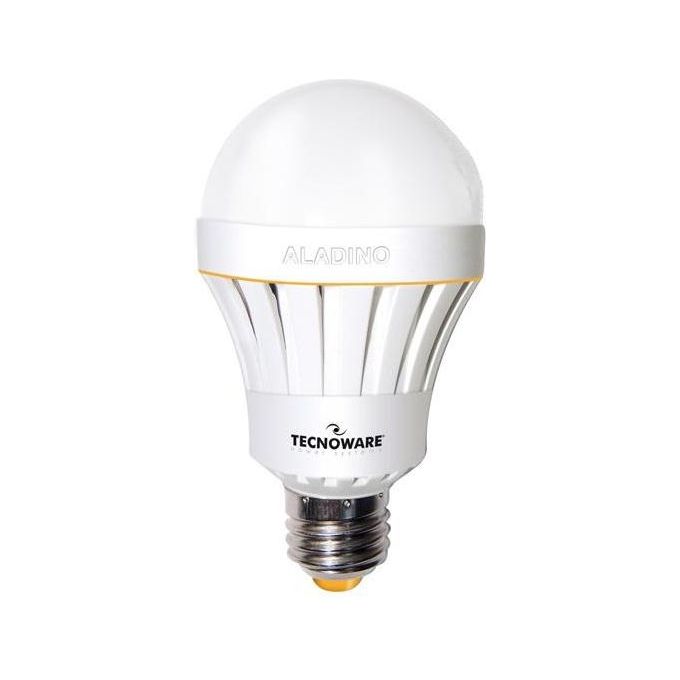 Tecnoware FLED17320 Aladino Lampadina LED E27 Globo A65 10W 1000 lm Equivalente 70W Luce Fredda 6500K Classe A+