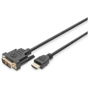 Digitus DB-330300-020-S Cavo HDMI DVI-D Single Link Full HD 1080p 2m colore Nero